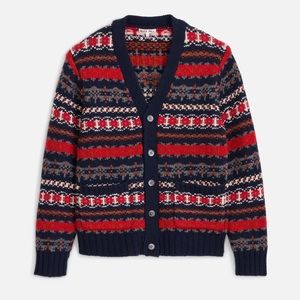Alex Mill Fair Isle Sweater Cardigan